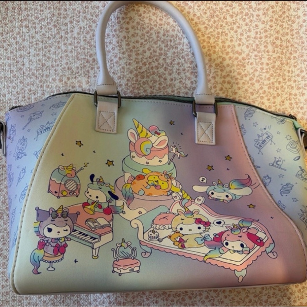 Loungefly Sanrio Unicorn Pastel Bag